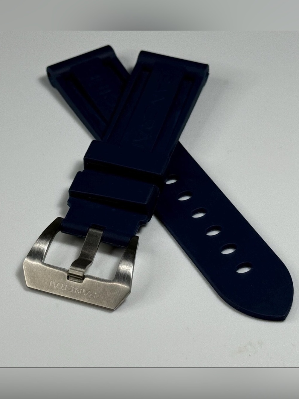 SILICONE RUBBER WATCH BAND FOR PAM 44MM LUMINOR SIZE 24MM